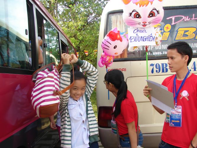 Đồng Tháp: Công tác đón trại sinh chuẩn bị cho hội trại Hiểu và Thương