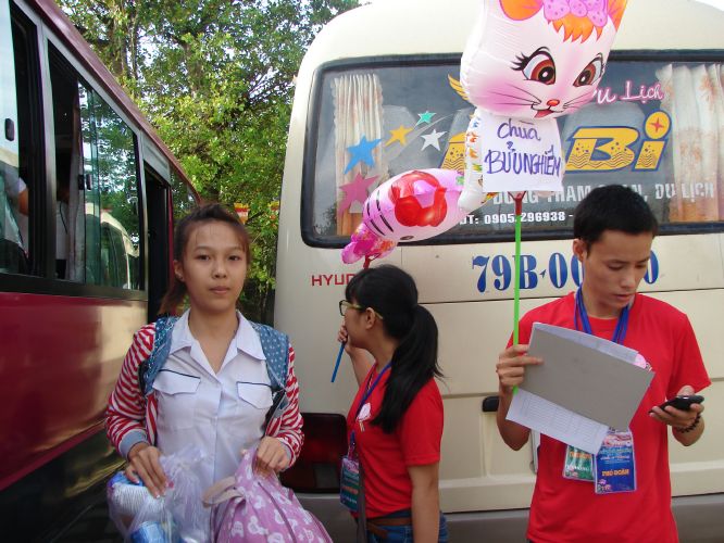 Đồng Tháp: Công tác đón trại sinh chuẩn bị cho hội trại Hiểu và Thương