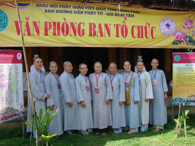 Đồng Tháp: Công tác đón trại sinh chuẩn bị cho hội trại Hiểu và Thương