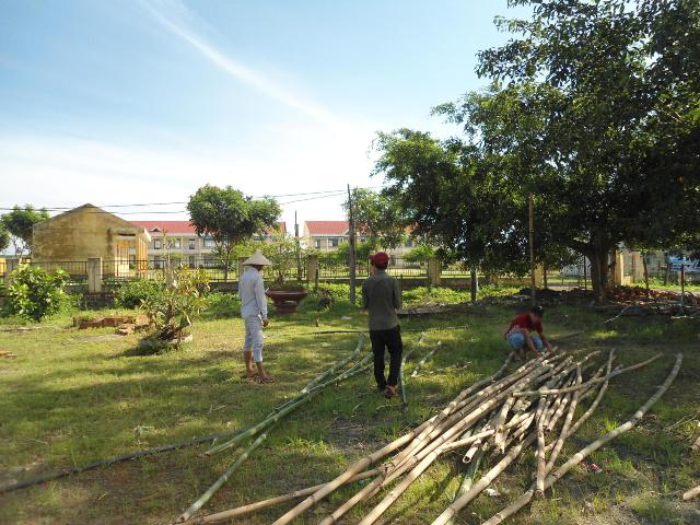 Công tác chuẩn bị khai mạc khóa tu hè 2013 Chùa linh Quang ĐăkNông