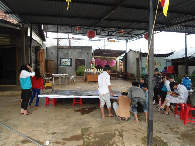 Công tác chuẩn bị khai mạc khóa tu hè 2013 Chùa linh Quang ĐăkNông