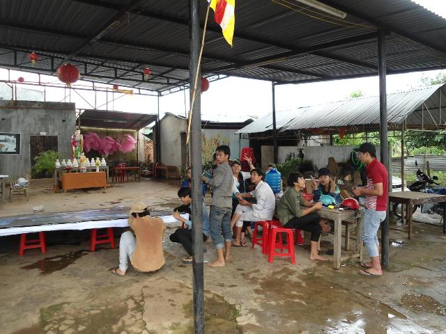 Công tác chuẩn bị khai mạc khóa tu hè 2013 Chùa linh Quang ĐăkNông