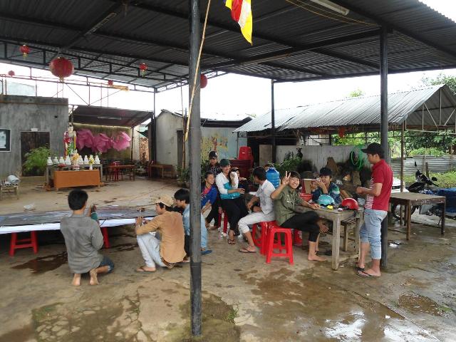 Công tác chuẩn bị khai mạc khóa tu hè 2013 Chùa linh Quang ĐăkNông