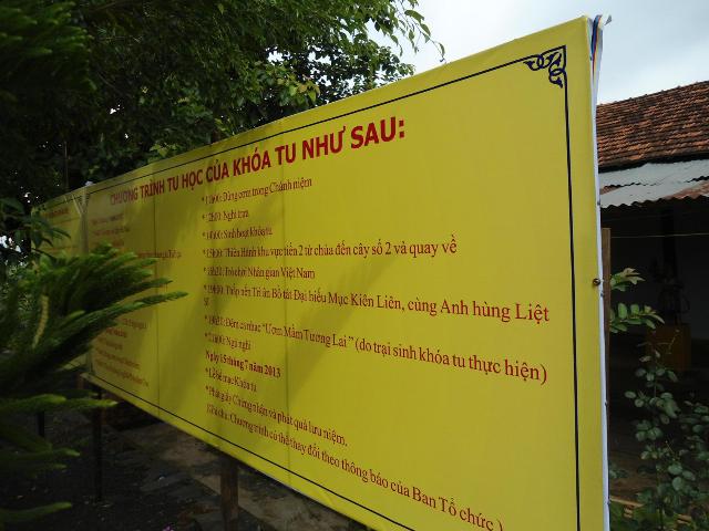 Công tác chuẩn bị khai mạc khóa tu hè 2013 Chùa linh Quang ĐăkNông