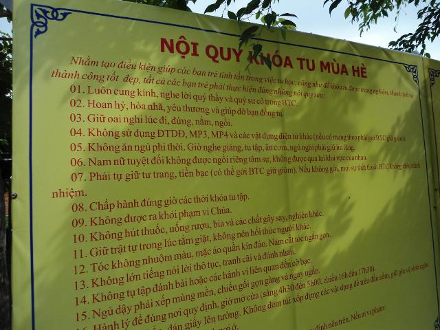 Công tác chuẩn bị khai mạc khóa tu hè 2013 Chùa linh Quang ĐăkNông