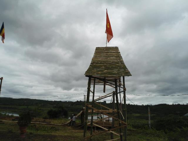 Công tác chuẩn bị khai mạc khóa tu hè 2013 Chùa linh Quang ĐăkNông