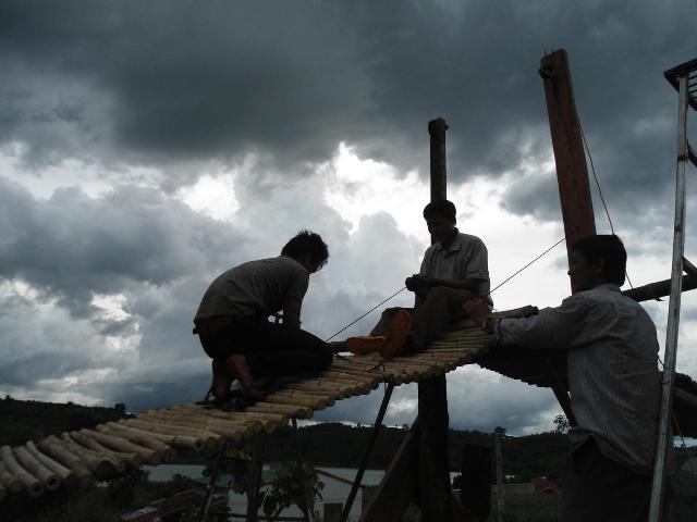 Công tác chuẩn bị khai mạc khóa tu hè 2013 Chùa linh Quang ĐăkNông