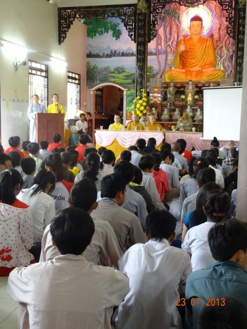 Long An: Bế mạc khóa tu mùa hè “Sống và Khát Vọng”