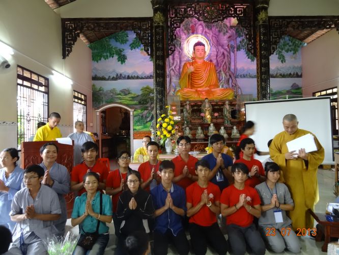 Long An: Bế mạc khóa tu mùa hè “Sống và Khát Vọng”