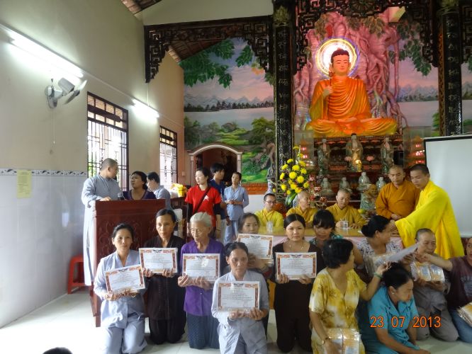 Long An: Bế mạc khóa tu mùa hè “Sống và Khát Vọng”