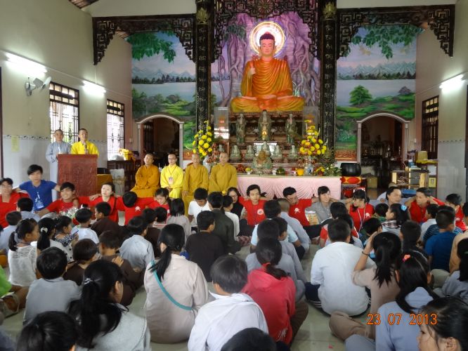 Long An: Bế mạc khóa tu mùa hè “Sống và Khát Vọng”