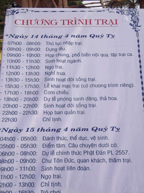 Quảng Trị: Khai mạc Hội trại cúng dường Phật Đản của GĐPT Quảng Trị