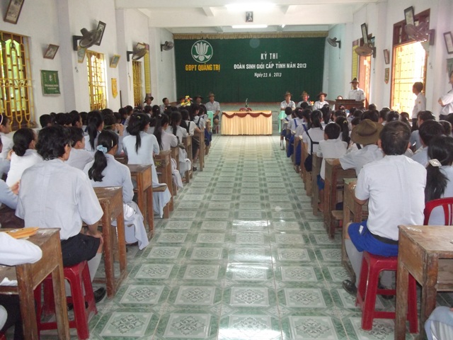Quảng Trị: GĐPT Quảng Trị Tổ chức thi đoàn sinh giỏi năm 2013