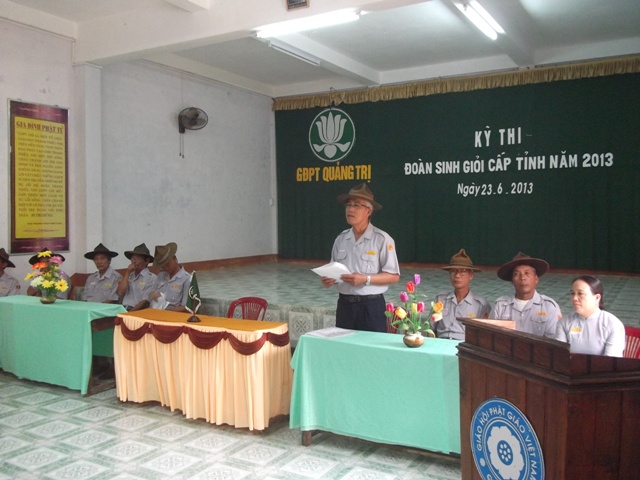 Quảng Trị: GĐPT Quảng Trị Tổ chức thi đoàn sinh giỏi năm 2013