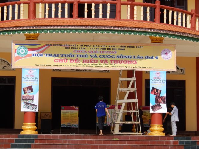 Đồng Tháp: Công tác đón trại sinh chuẩn bị cho hội trại Hiểu và Thương