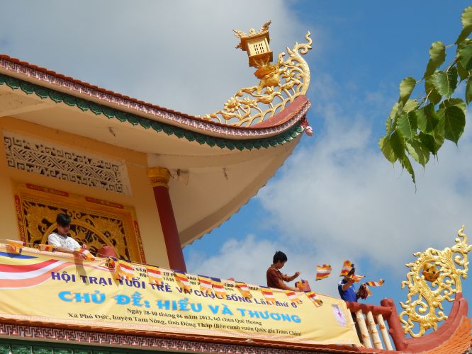 Đồng Tháp: Công tác đón trại sinh chuẩn bị cho hội trại Hiểu và Thương