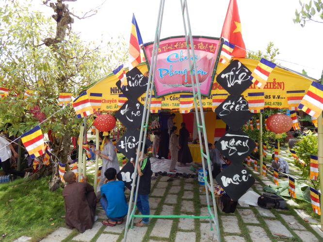 Đồng Tháp: Công tác đón trại sinh chuẩn bị cho hội trại Hiểu và Thương