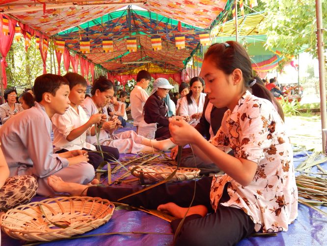 Đồng Tháp: Công tác đón trại sinh chuẩn bị cho hội trại Hiểu và Thương