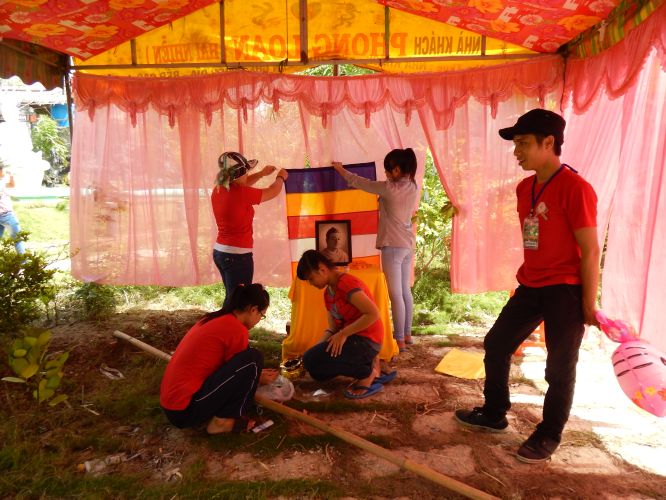 Đồng Tháp: Công tác đón trại sinh chuẩn bị cho hội trại Hiểu và Thương