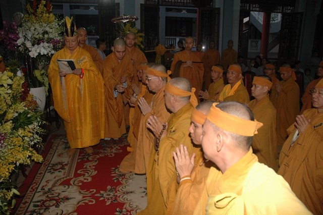 Chùm ảnh: Lễ trà tỳ nhục thân Đại lão HT. Thích Từ Nhơn