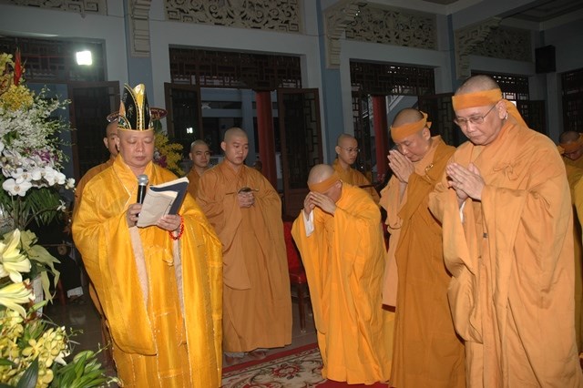 Chùm ảnh: Lễ trà tỳ nhục thân Đại lão HT. Thích Từ Nhơn