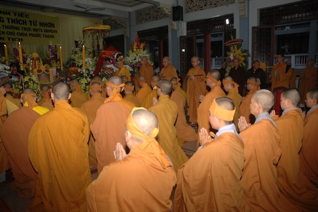 Chùm ảnh: Lễ trà tỳ nhục thân Đại lão HT. Thích Từ Nhơn