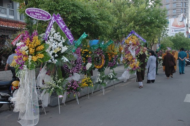 Chùm ảnh: Lễ trà tỳ nhục thân Đại lão HT. Thích Từ Nhơn