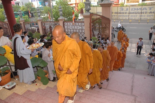 Chùm ảnh: Lễ trà tỳ nhục thân Đại lão HT. Thích Từ Nhơn