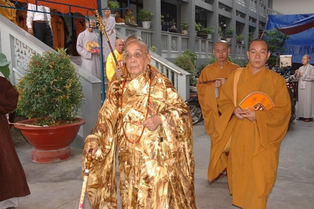 Chùm ảnh: Lễ trà tỳ nhục thân Đại lão HT. Thích Từ Nhơn
