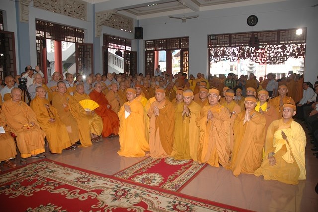 Chùm ảnh: Lễ trà tỳ nhục thân Đại lão HT. Thích Từ Nhơn