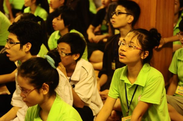 Hà Nội: Ngày đầu tiên khóa tu mùa hè tại chùa Nam Dư Thượng