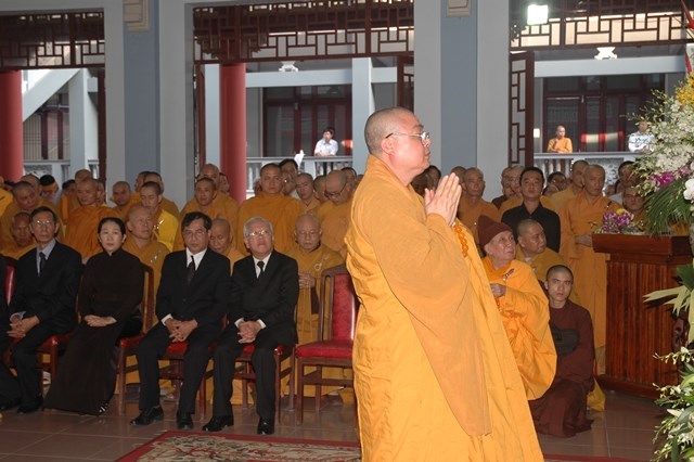 Chùm ảnh: Lễ trà tỳ nhục thân Đại lão HT. Thích Từ Nhơn