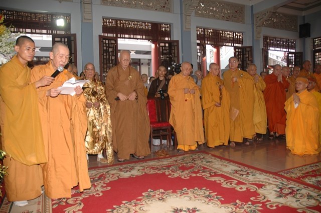Chùm ảnh: Lễ trà tỳ nhục thân Đại lão HT. Thích Từ Nhơn