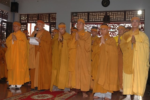 Chùm ảnh: Lễ trà tỳ nhục thân Đại lão HT. Thích Từ Nhơn