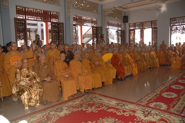 Chùm ảnh: Lễ trà tỳ nhục thân Đại lão HT. Thích Từ Nhơn