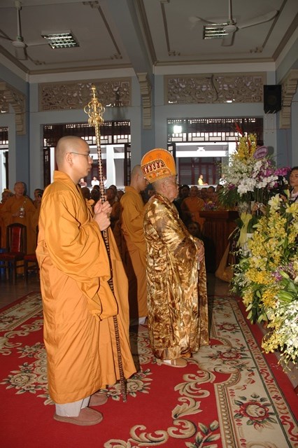 Chùm ảnh: Lễ trà tỳ nhục thân Đại lão HT. Thích Từ Nhơn