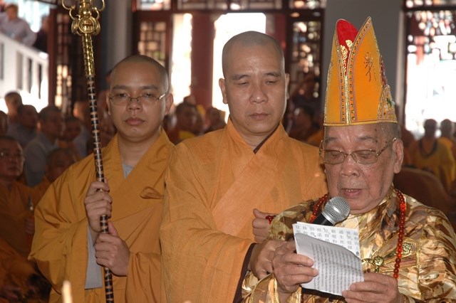 Chùm ảnh: Lễ trà tỳ nhục thân Đại lão HT. Thích Từ Nhơn