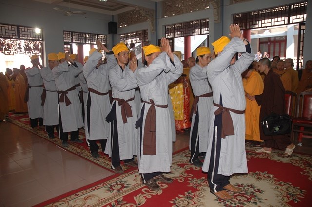 Chùm ảnh: Lễ trà tỳ nhục thân Đại lão HT. Thích Từ Nhơn