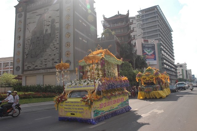 Chùm ảnh: Lễ trà tỳ nhục thân Đại lão HT. Thích Từ Nhơn