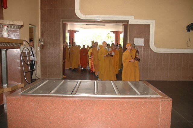 Chùm ảnh: Lễ trà tỳ nhục thân Đại lão HT. Thích Từ Nhơn