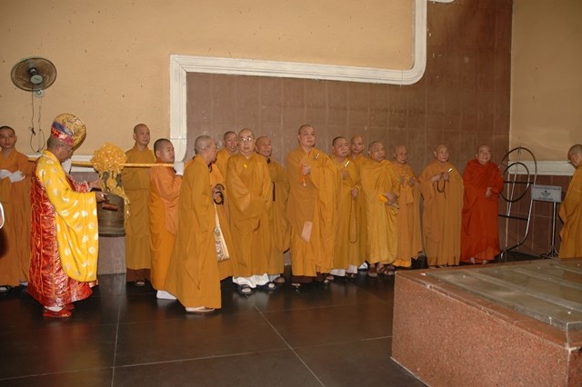 Chùm ảnh: Lễ trà tỳ nhục thân Đại lão HT. Thích Từ Nhơn