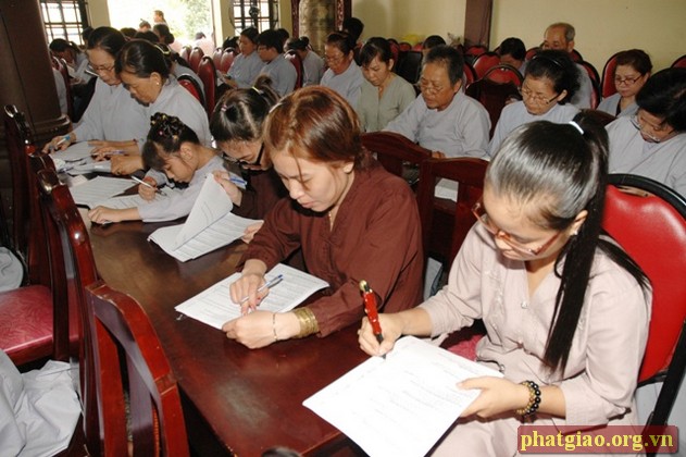 Bình Dương: Hội thi giáo lý Phật tử lần thứ 1