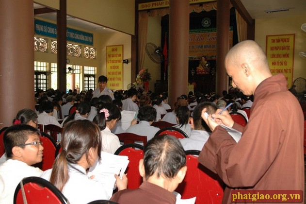 Bình Dương: Hội thi giáo lý Phật tử lần thứ 1