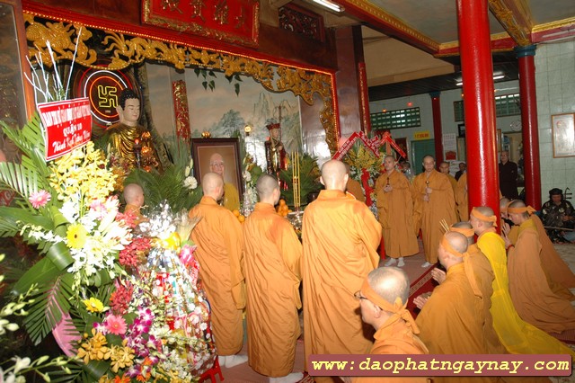 TP. HCM: Lễ khai kinh thất trai tuần cố ĐLHT thượng Từ hạ Nhơn