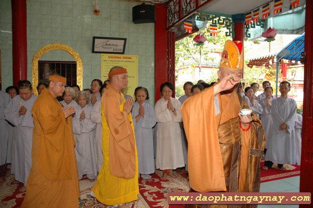 TP. HCM: Lễ khai kinh thất trai tuần cố ĐLHT thượng Từ hạ Nhơn