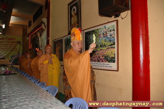 TP. HCM: Lễ khai kinh thất trai tuần cố ĐLHT thượng Từ hạ Nhơn