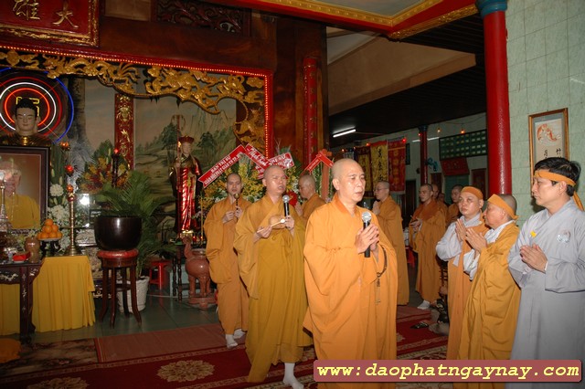 TP. HCM: Lễ khai kinh thất trai tuần cố ĐLHT thượng Từ hạ Nhơn