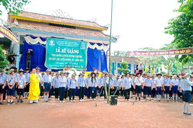 ĐăkLăc: Trại Huấn Luyện Huynh Trưởng Sơ Cấp Lộc Uyển Khóa VI