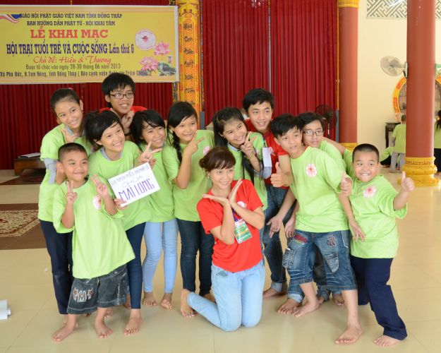 Đồng Tháp: Tự họa về mái nhà của hội trại hiểu và thương