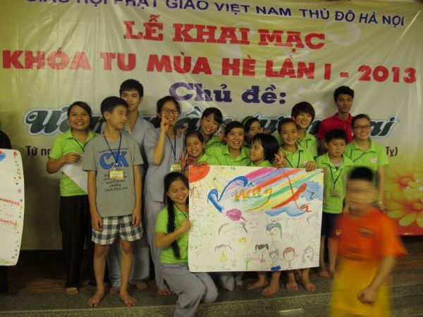 Hà Nội: Ngày đầu tiên khóa tu mùa hè tại chùa Nam Dư Thượng